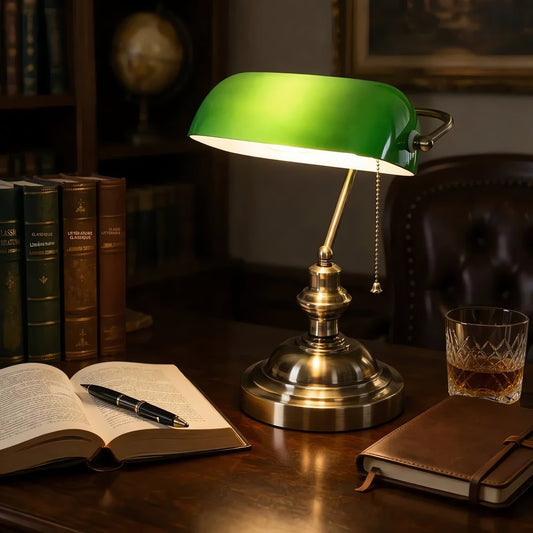 Lampe Vintage De Notaire