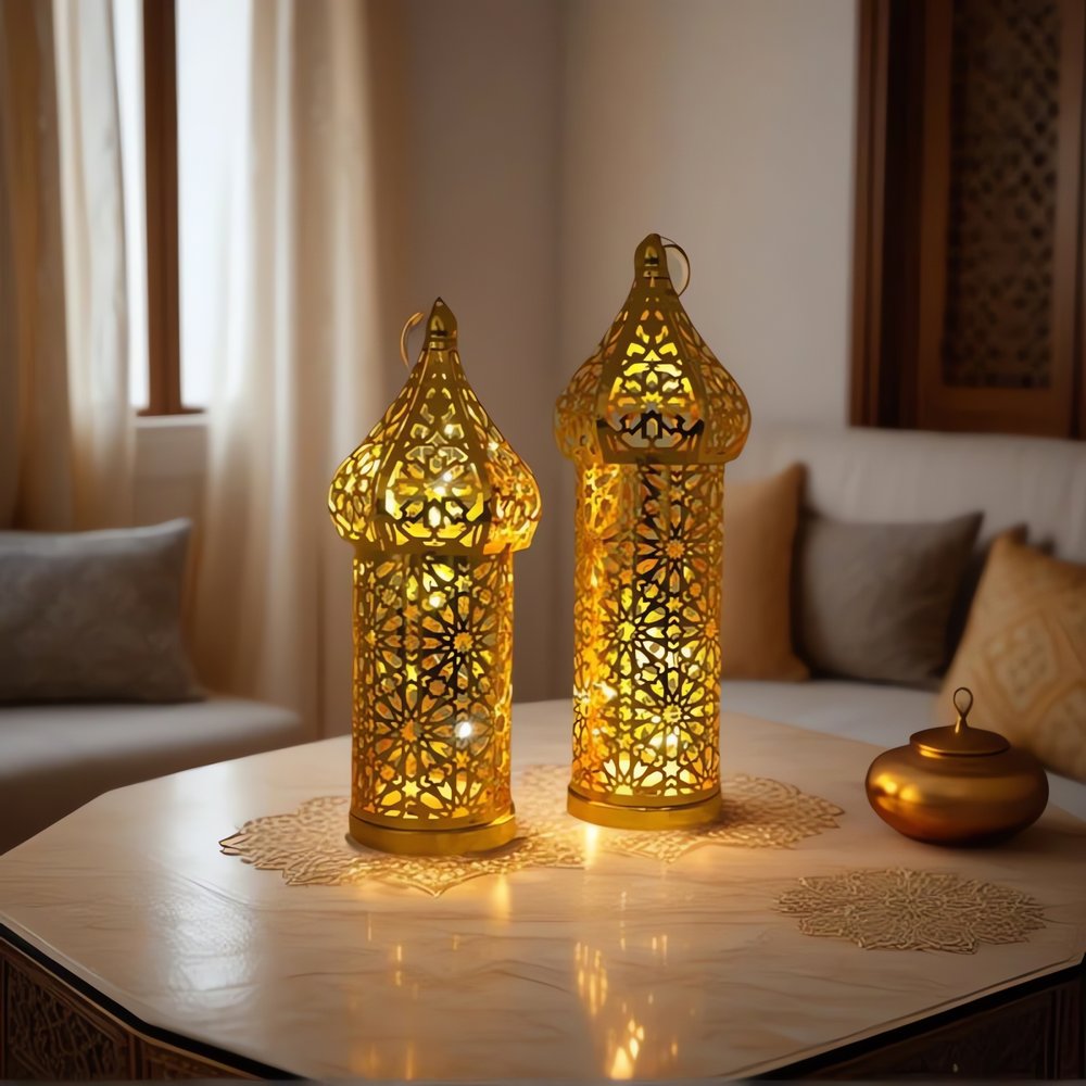 Lampe Vintage Du Maroc Bois Oriental
