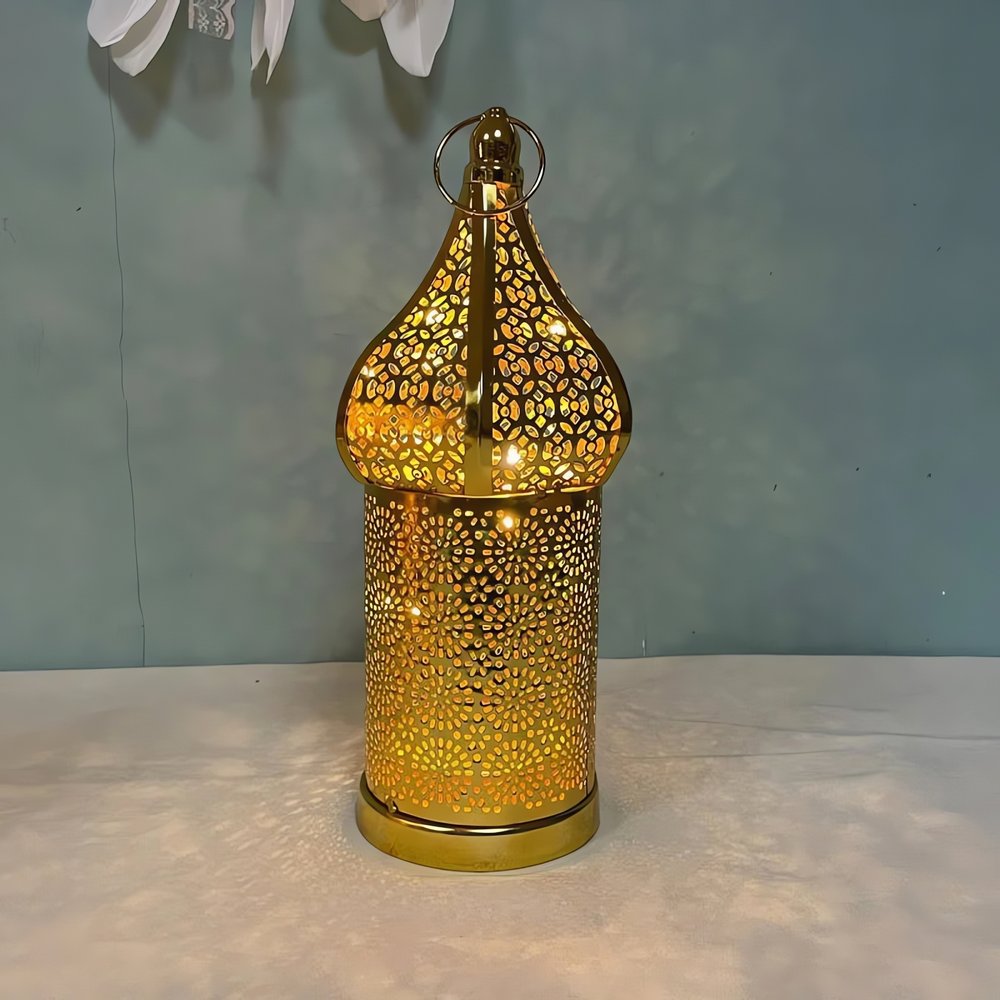 Lampe Vintage Du Maroc Dentelle Or