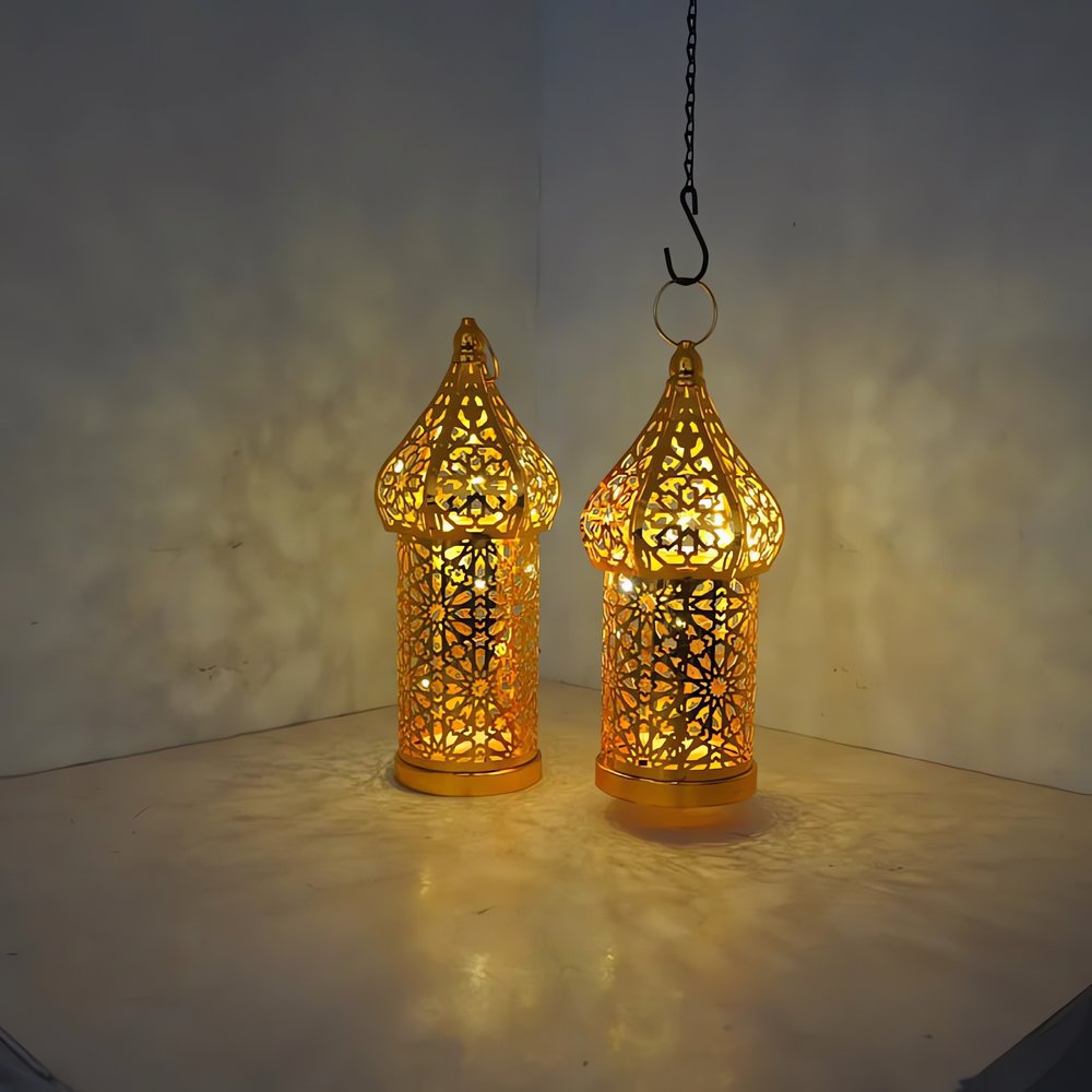 Lampe Vintage Du Maroc Jaune Accroche