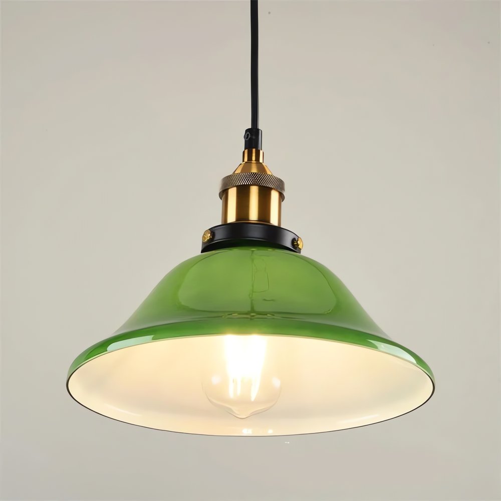 Lampe Vintage Émaillée Intérieur