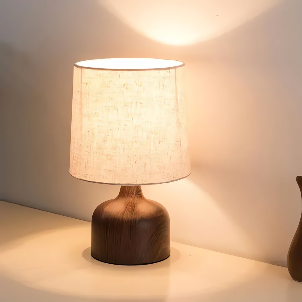 Lampe Vintage En Bois