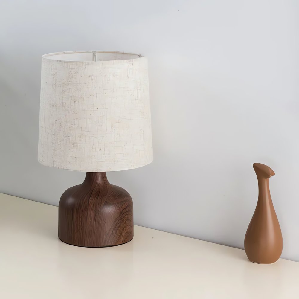 Lampe Vintage En Bois
