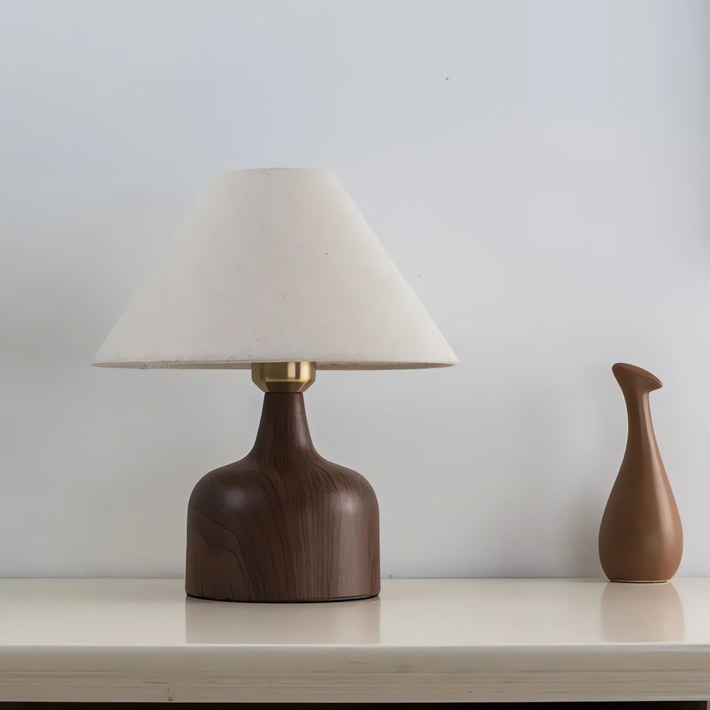 Lampe Vintage En Bois