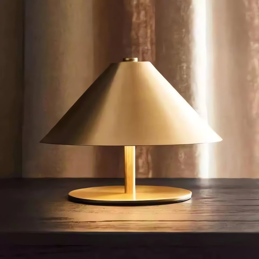 Lampe Vintage En Inox Lumineuse
