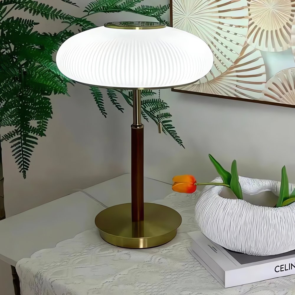 Lampe Vintage Japonaise Brass Style