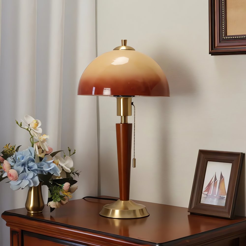Lampe Vintage Marron Élégante