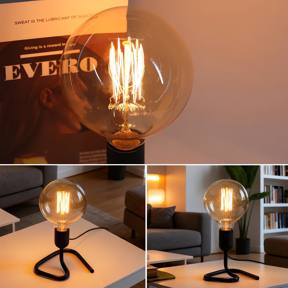 Lampe Vintage Noir Design