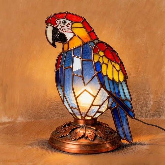 Lampe Vintage Oiseau Perroquet
