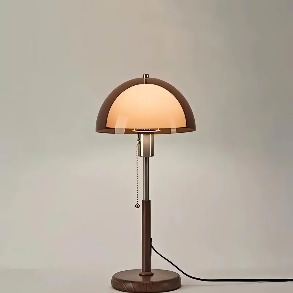 Lampe Vintage Orange Sur Pied Élégante