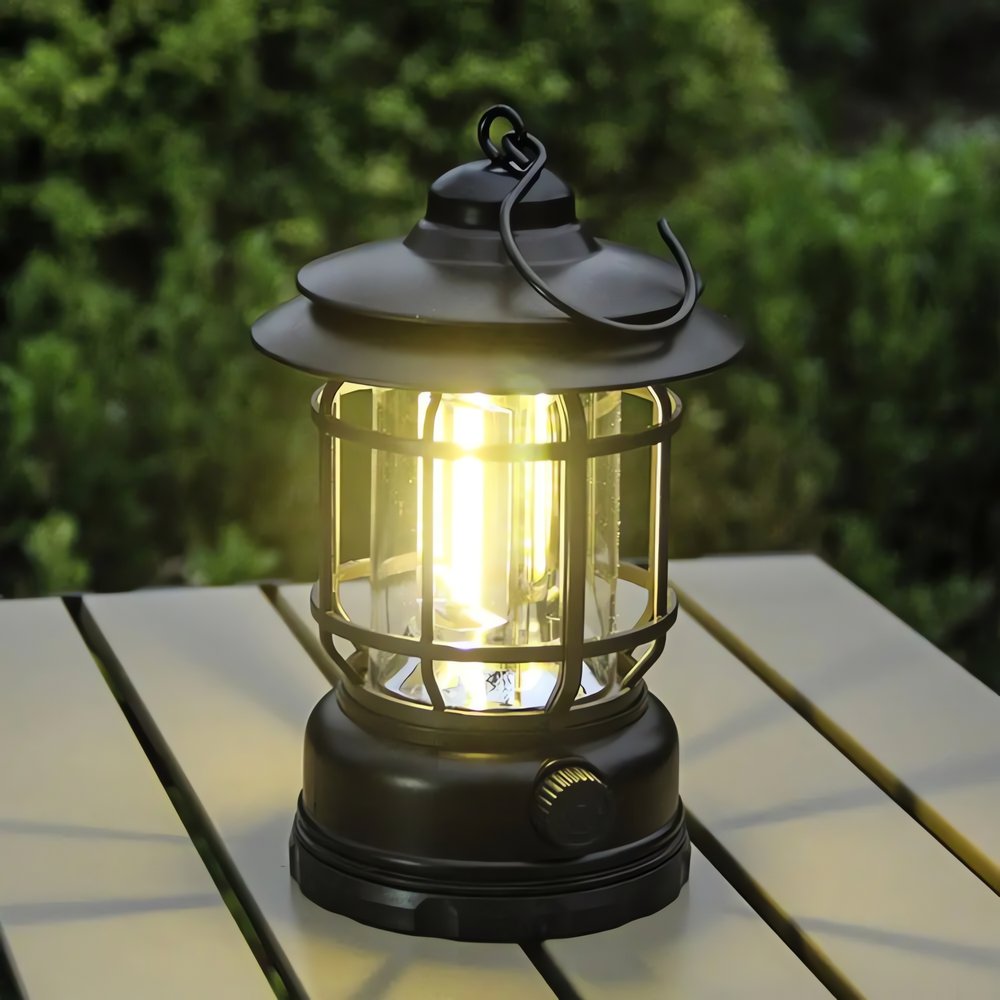 Lampe Vintage Pour Camping Solaire