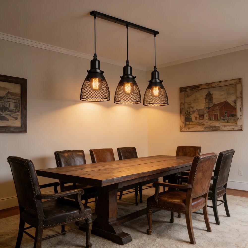 Lampe Vintage Pour Cuisine Suspension Industrielle