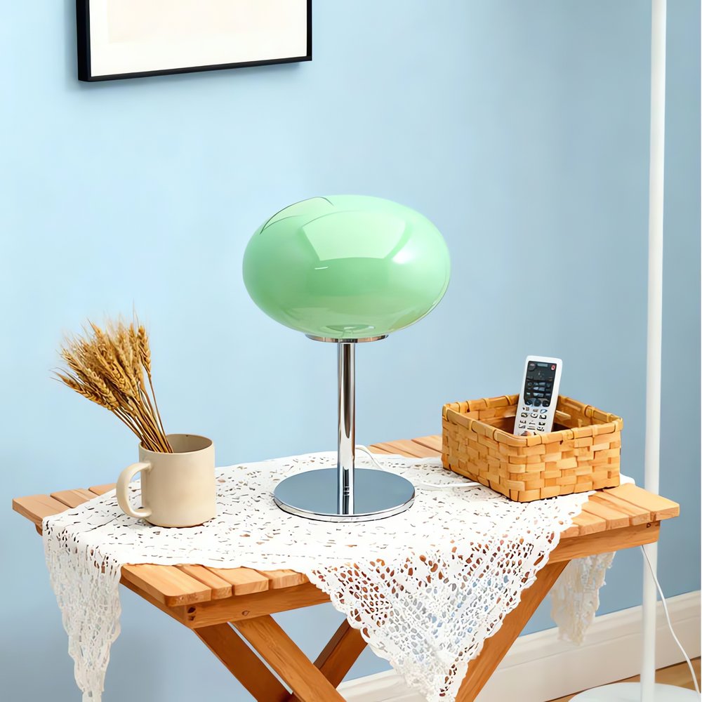 Lampe Vintage Pour Enfant Verte Polissage