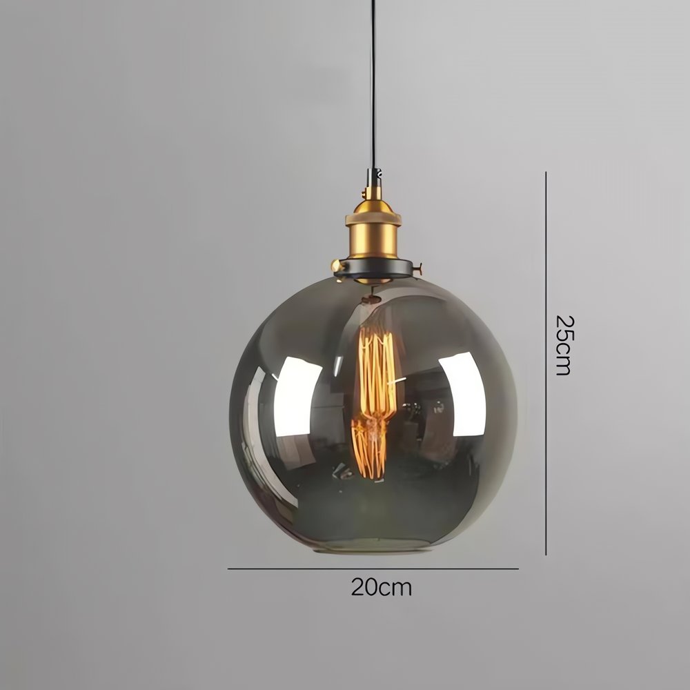 Lampe Vintage Pour Salon Boule Transparente