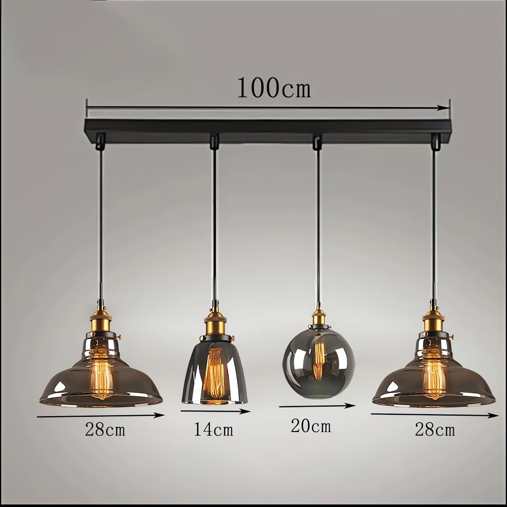 Lampe Vintage Pour Salon Suspension Industrielle