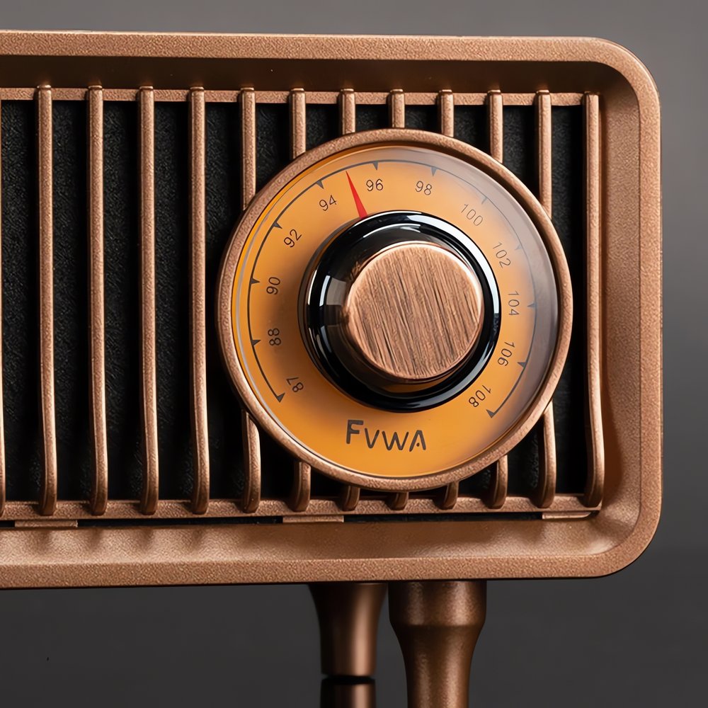 Lampe Vintage Radio Bronze