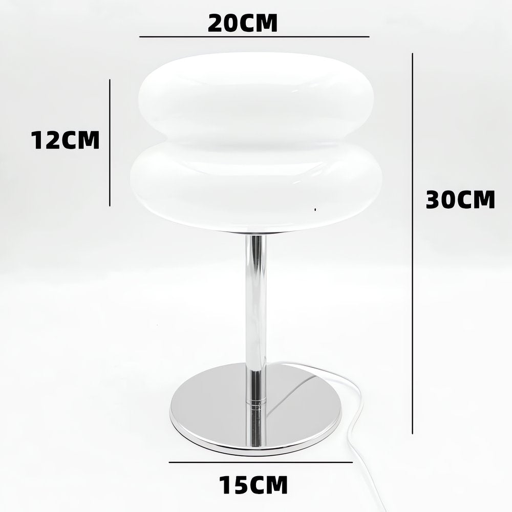 Lampe Vintage Ronde Blanche