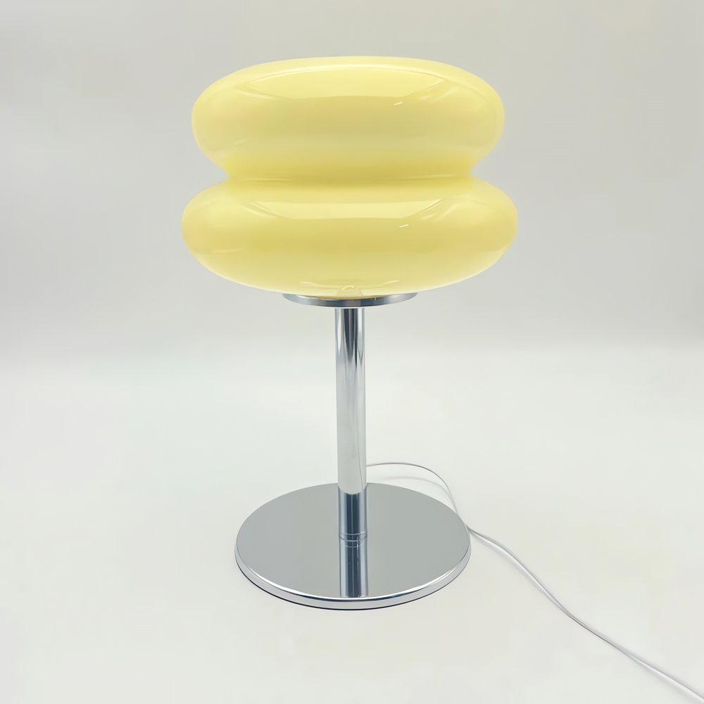 Lampe Vintage Ronde Jaune