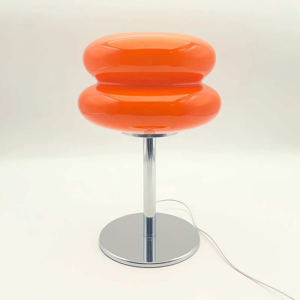 Lampe Vintage Ronde Orange