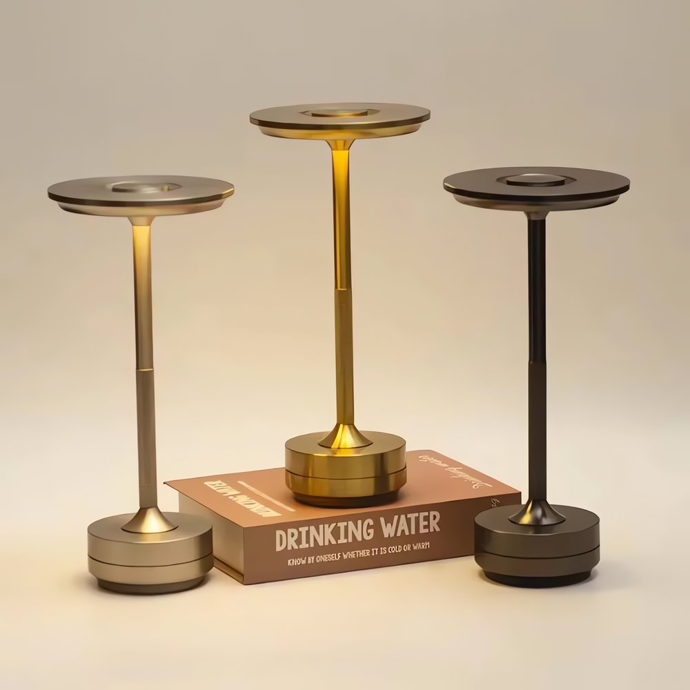 Lampe Vintage Sans Fil Métallique