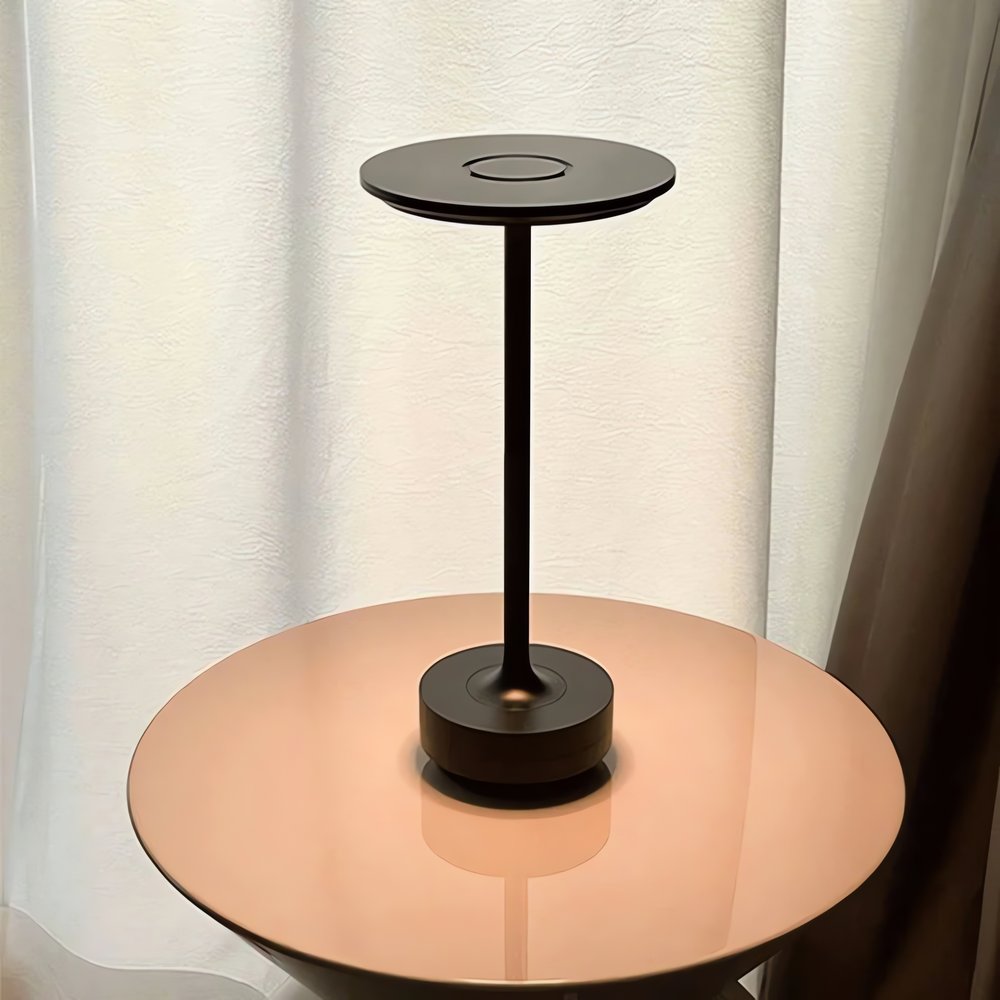 Lampe Vintage Sans Fil Noir Élégant