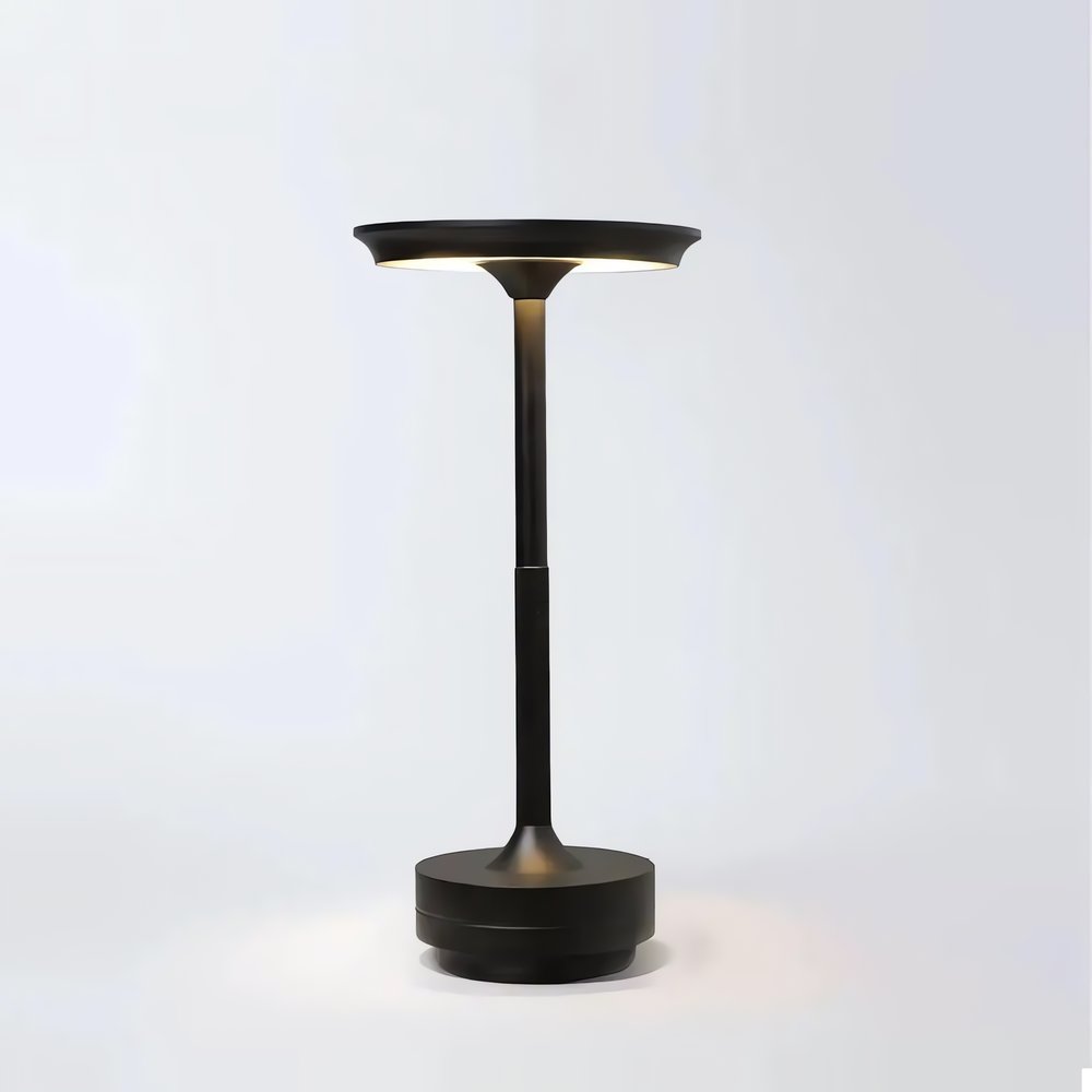 Lampe Vintage Sans Fil Noire Minimaliste
