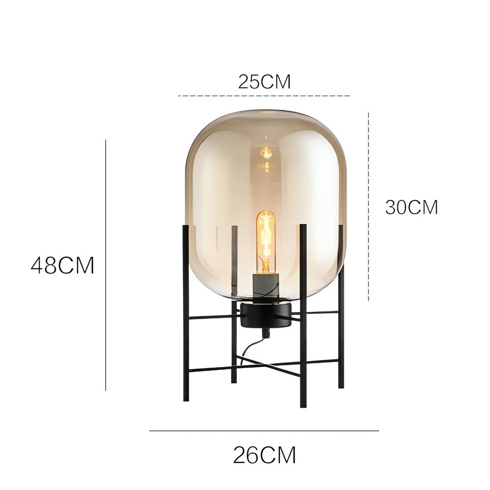 Lampe Vintage Sur Pied Moderniste Élégante
