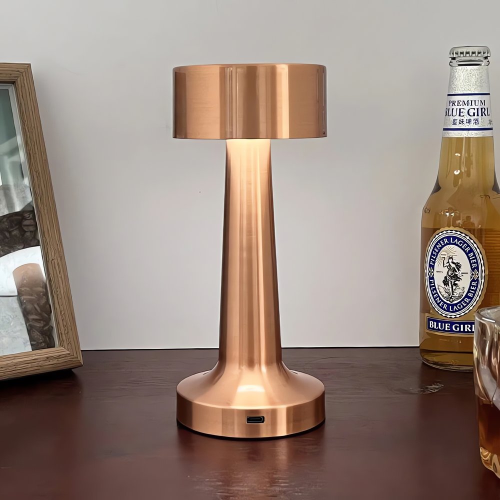 Lampe Vintage Tactile Cuivre