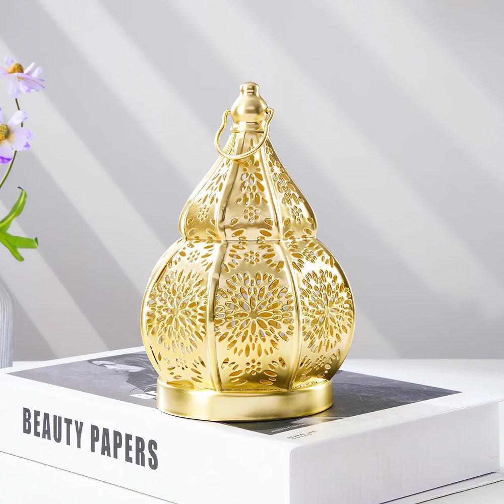 Lampe Vintage Tunisienne Dorée