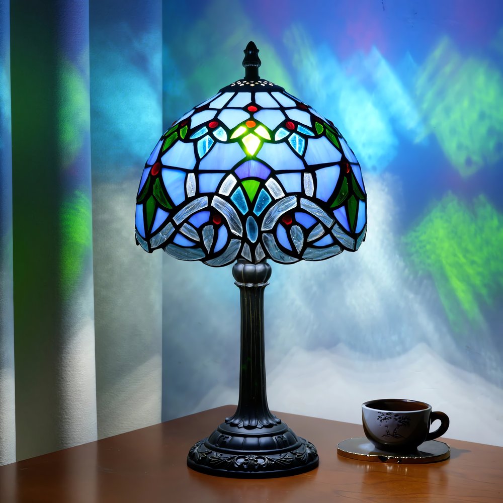 Lampe Vintage Vitrail