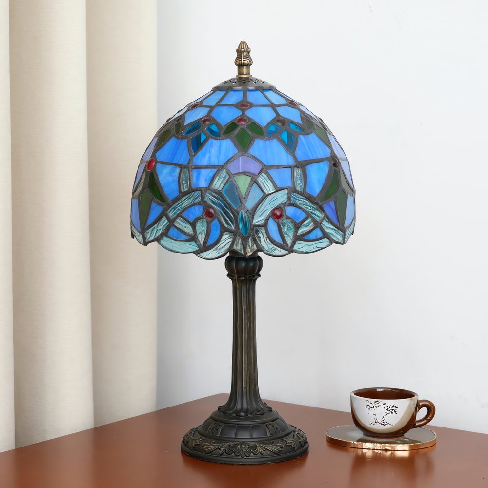Lampe Vintage Vitrail Classique