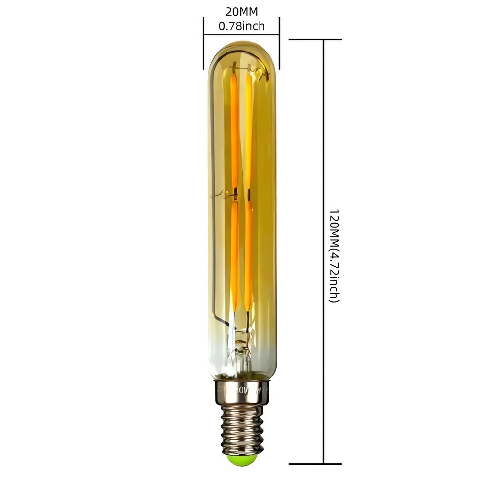 Longue Ampoule Vintage Tube Élégant