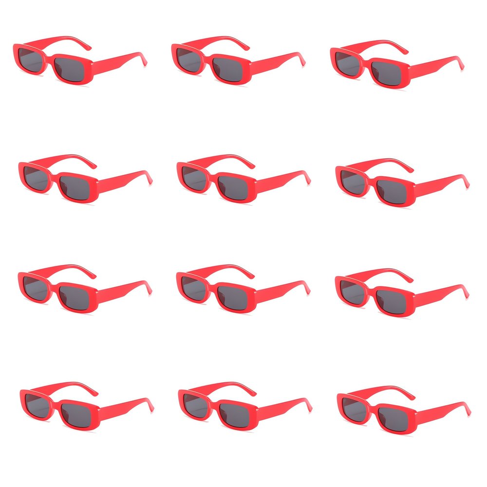 Lot De Lunettes Vintage Rouge Passion