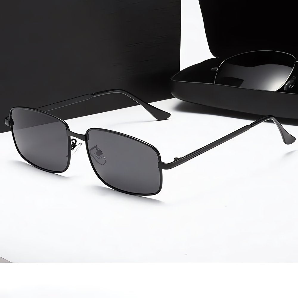 Lunettes De Police Vintage Noires Design