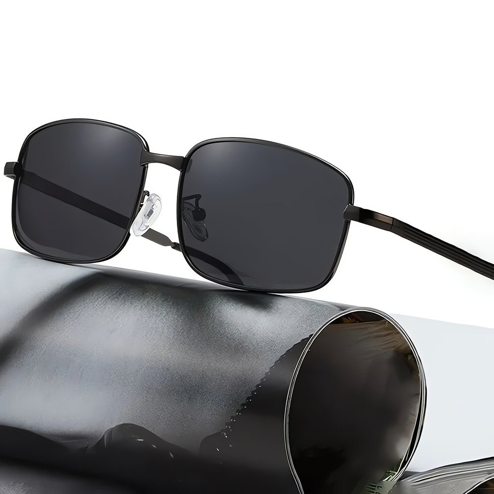 Lunettes De Police Vintage Noires Élégantes