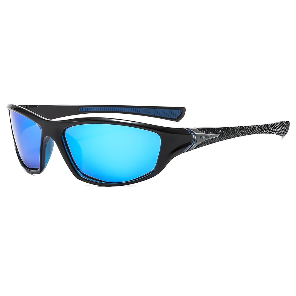 Lunettes De Sport Vintage Bleues