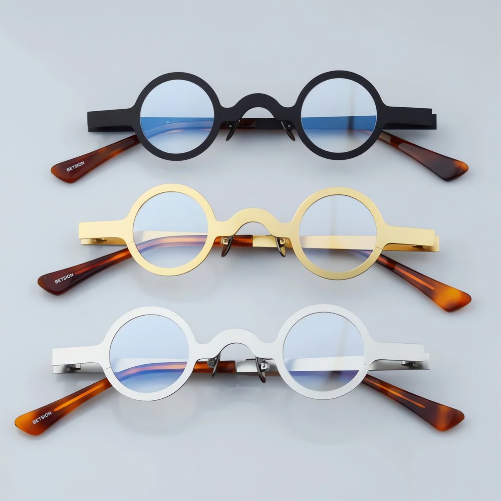 Lunettes Loupe Vintage Rondes