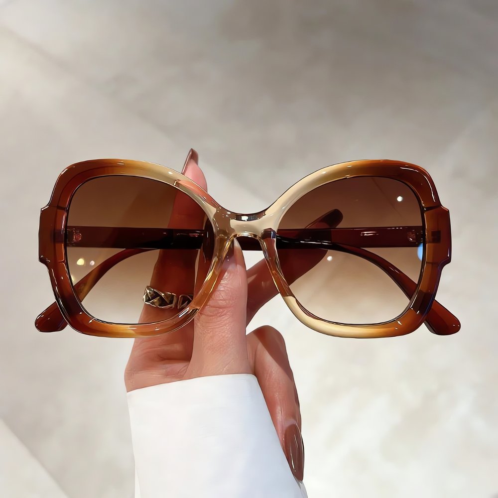 Lunettes Mouche Vintage Marron