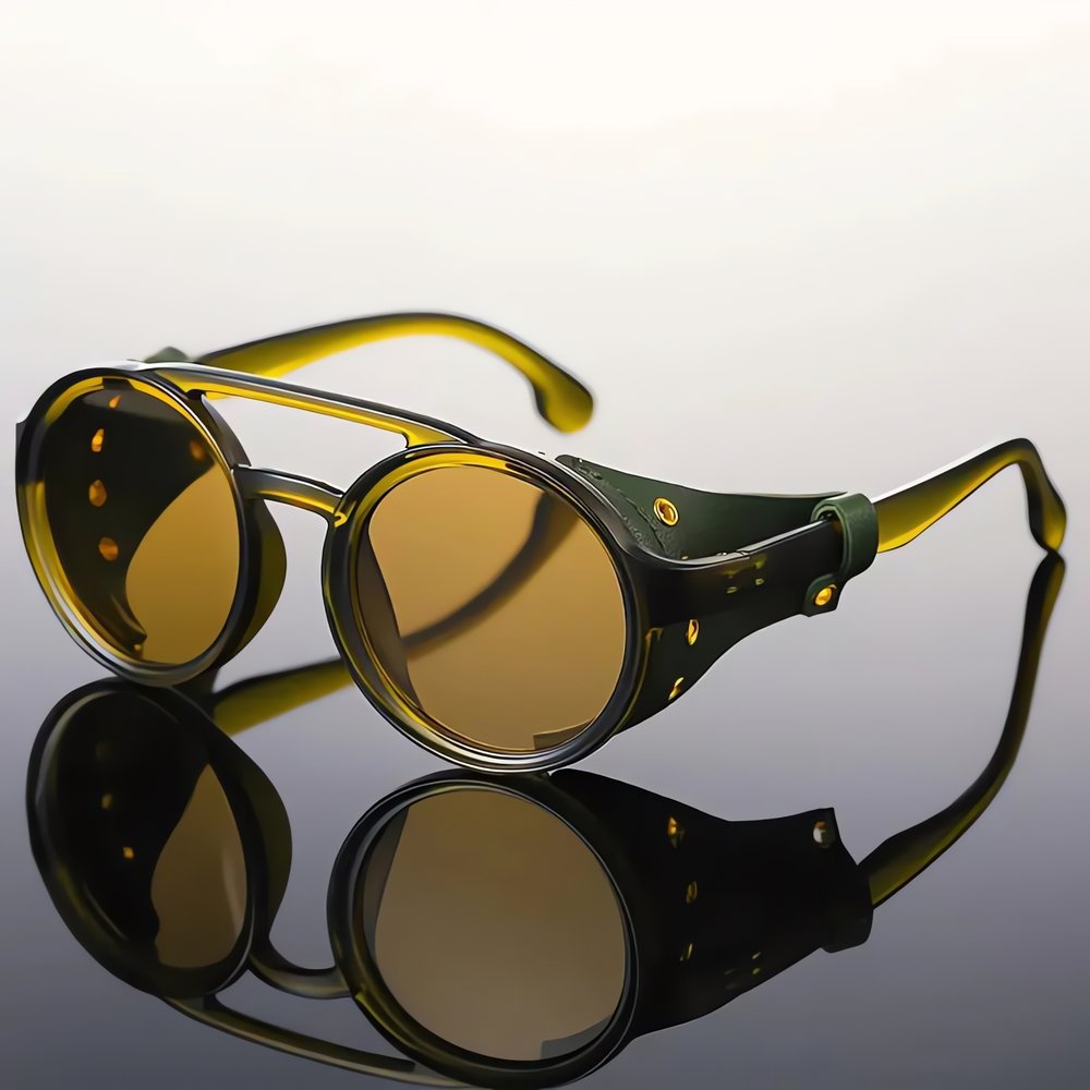 Lunettes Vintage Alpinisme Olive