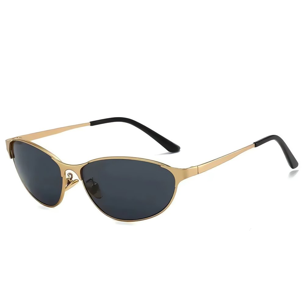 Lunettes Vintage Années 2000 Doré Modernes