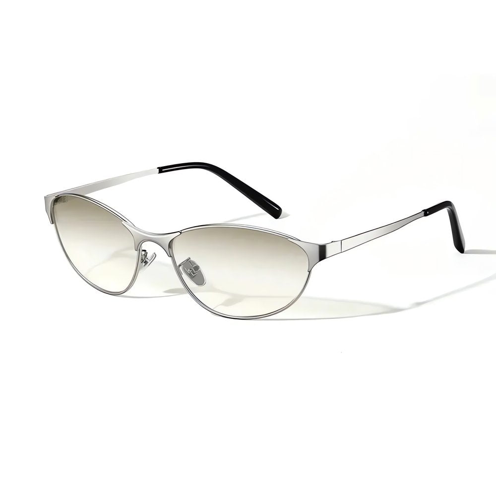 Lunettes Vintage Années 2000 Métal Transparent