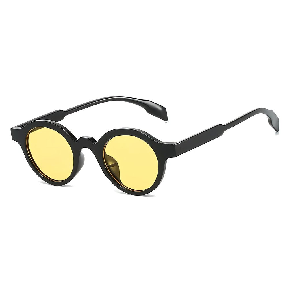 Lunettes Vintage Années 40 Noir Jaune