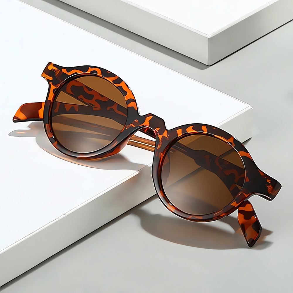 Lunettes Vintage Années 40 Terrecuite Ronde