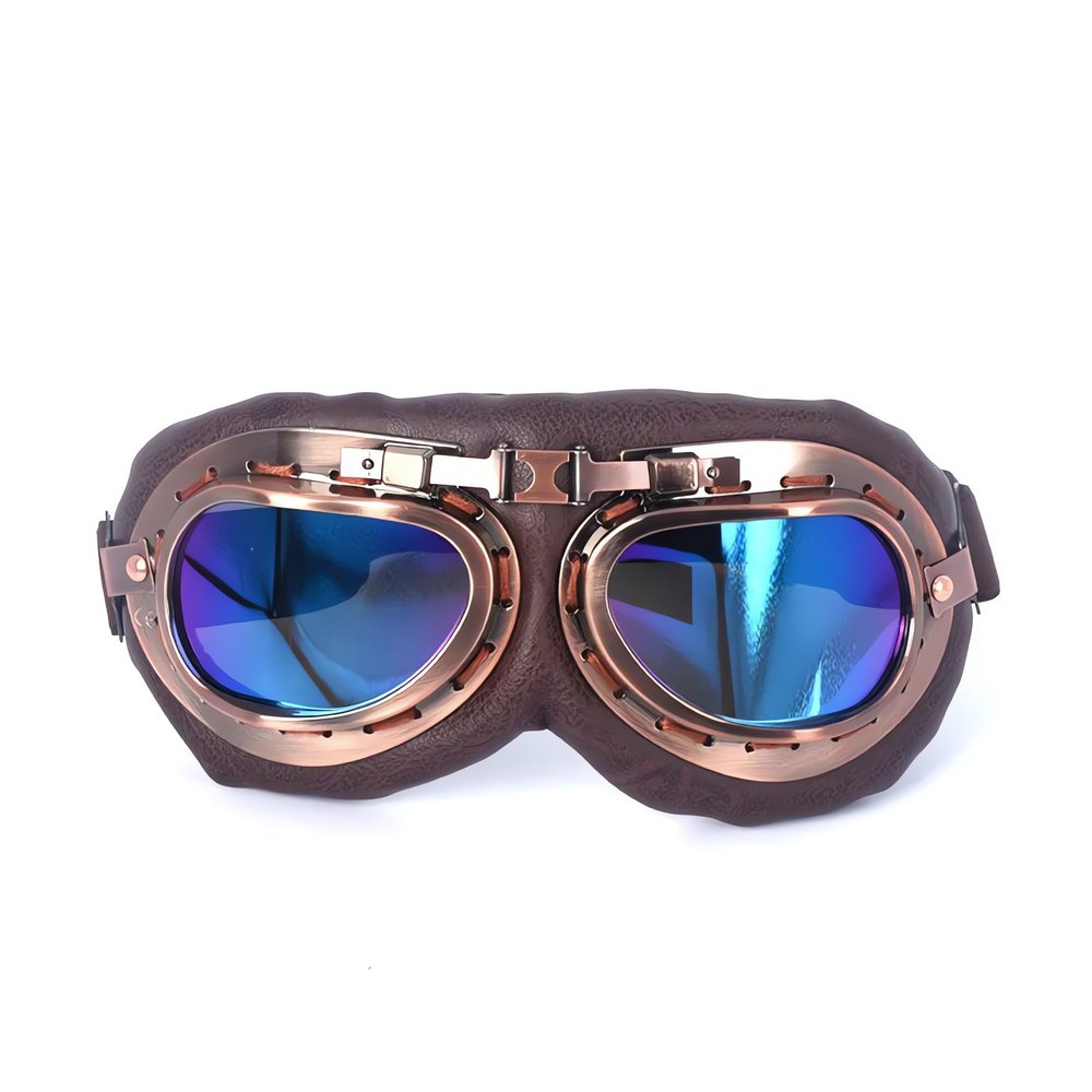 Lunettes Vintage Aviateur Bleues