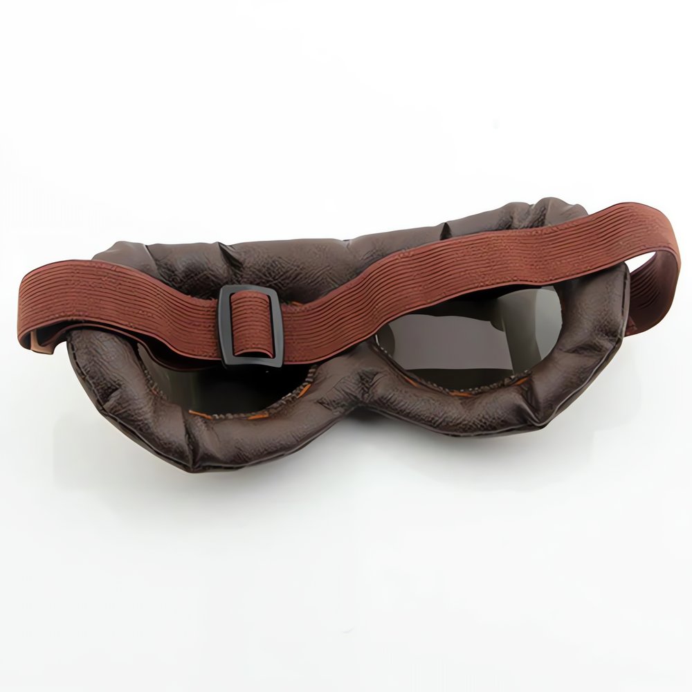 Lunettes Vintage Aviateur Cuir