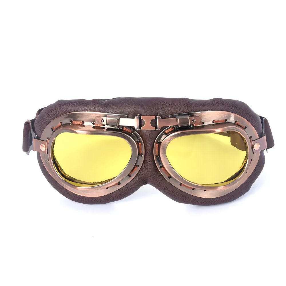 Lunettes Vintage Aviateur Jaunes