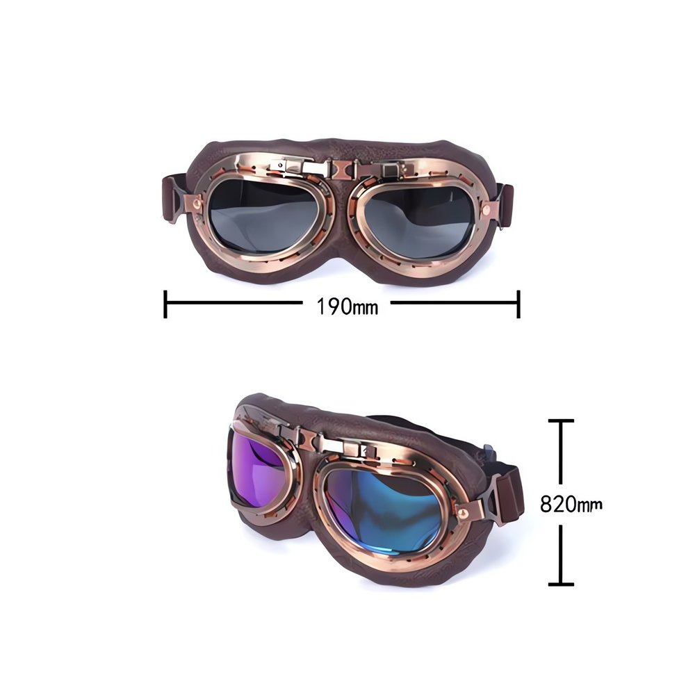 Lunettes Vintage Aviateur Métal Bronze