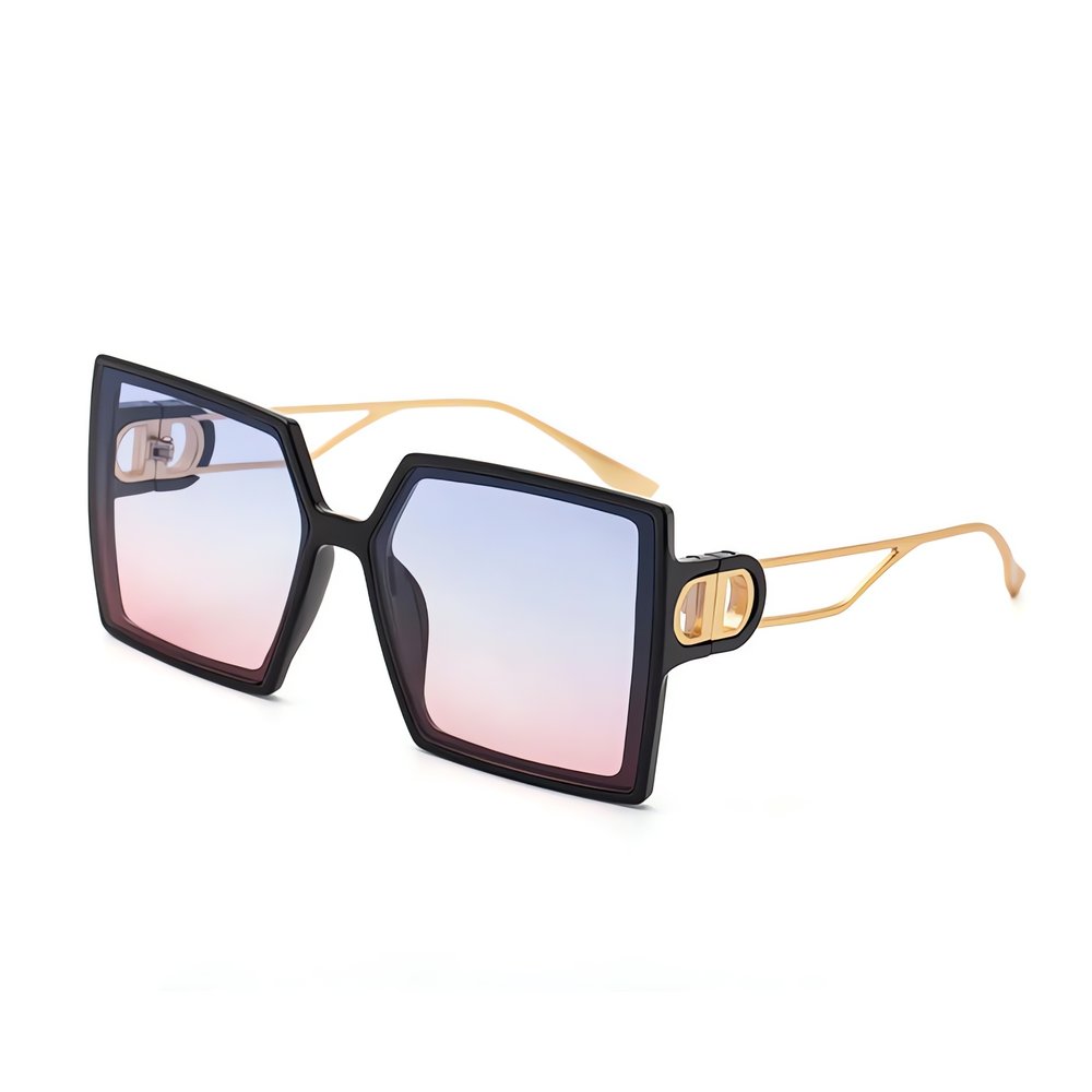Lunettes Vintage Carrées Dégradées
