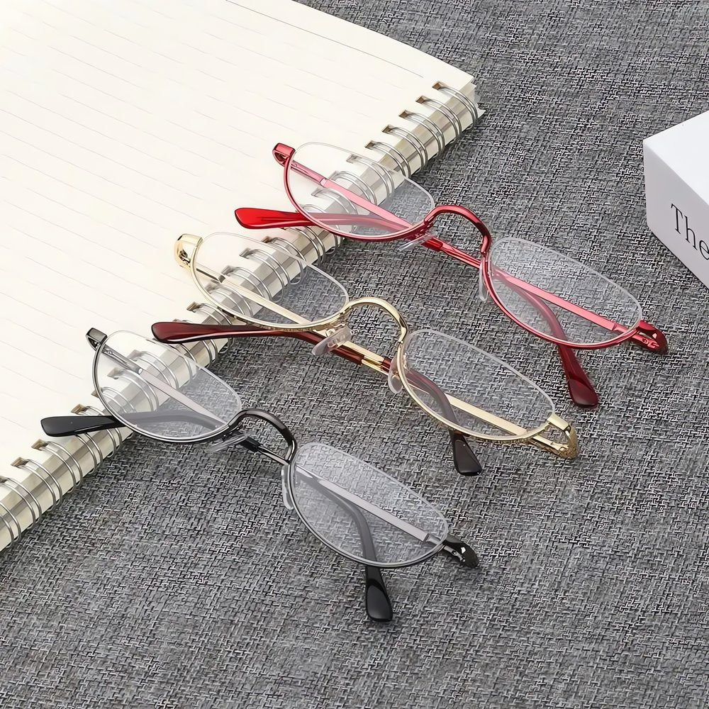 Lunettes Vintage Demi Lune Couleurs