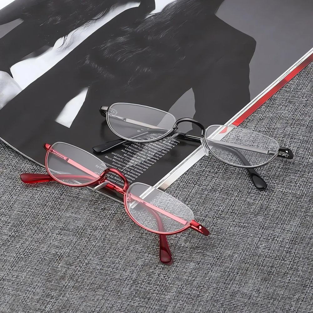 Lunettes Vintage Demi Lune Double